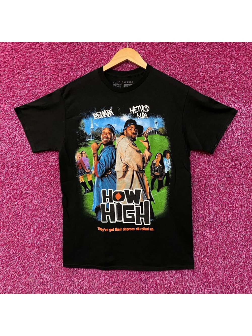 Reason Clothing "How High" Movie Poster T-Shirt Medium